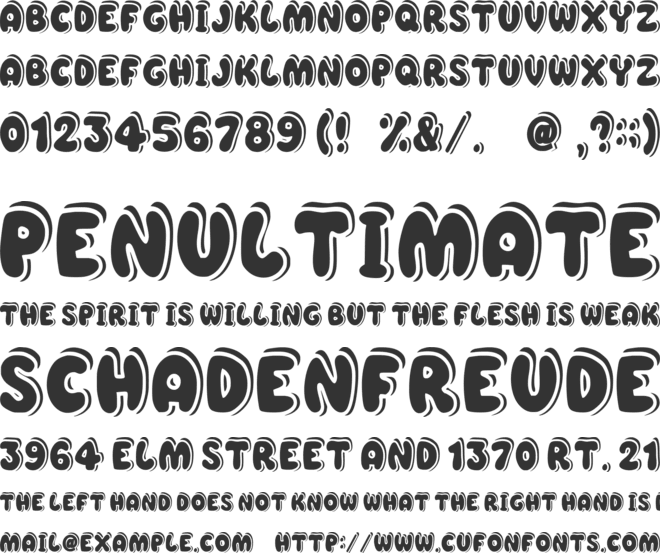 Baby Toys font preview