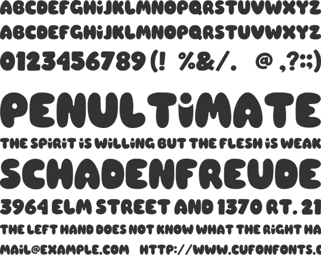 Baby Charm font preview