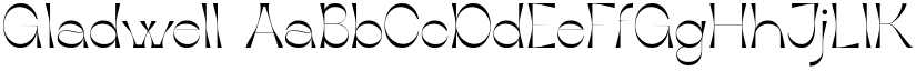 Gladwell font