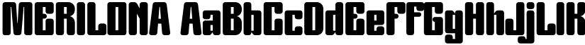 MERILONA font