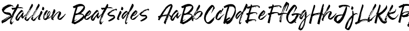 Stallion Beatsides font