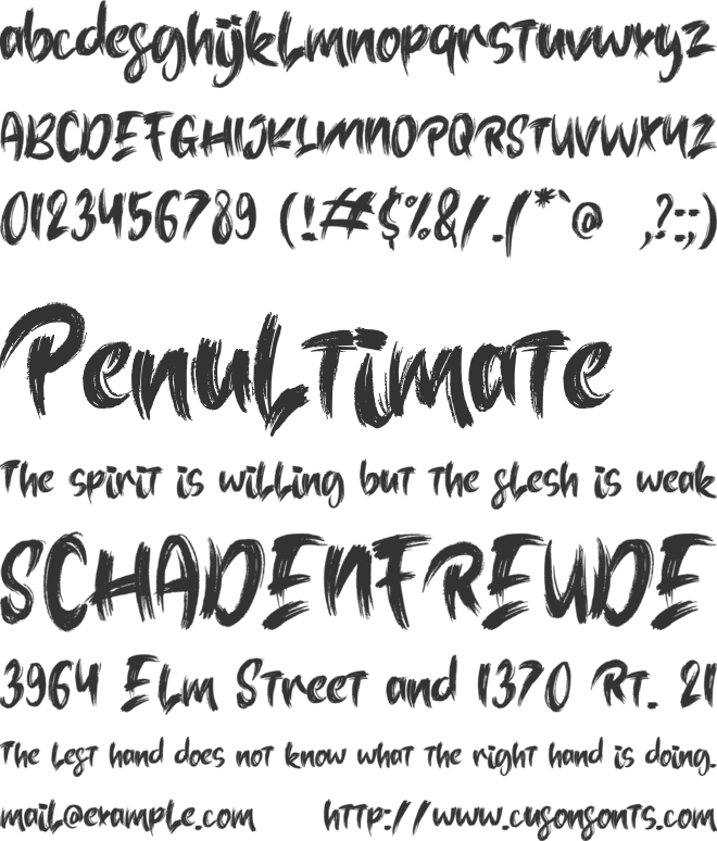 Ethikma font preview