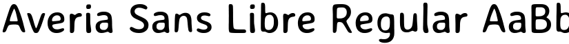 Averia Sans Libre Regular font