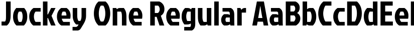 Jockey One Regular font
