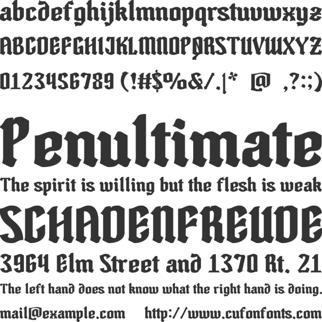 Sigma Boy font preview