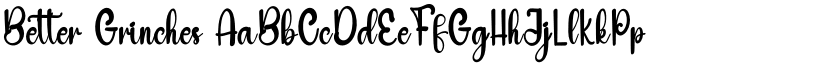 Better Grinches font