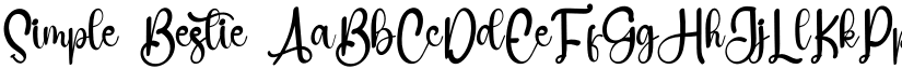Simple Bestie font