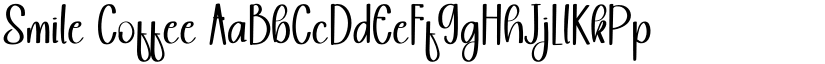 Smile Coffee font