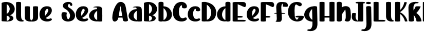 Blue Sea font
