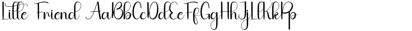 Litle Friend font