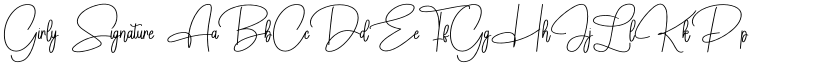 Girly Signature font
