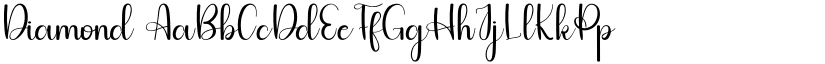 Diamond font