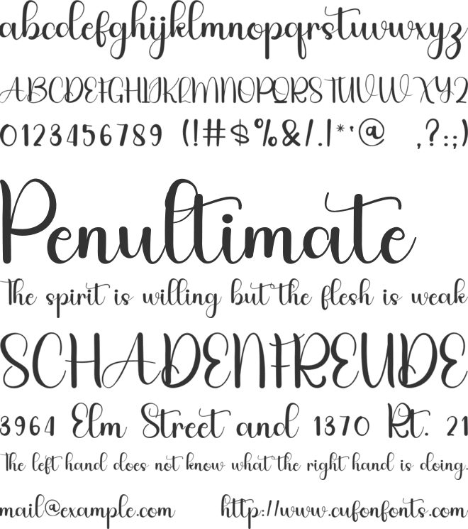 Welcome Beach font preview