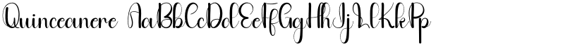 Quinceanere font