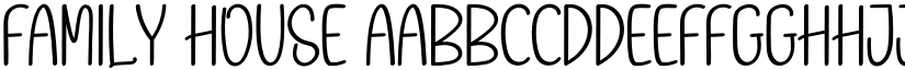 Family House font