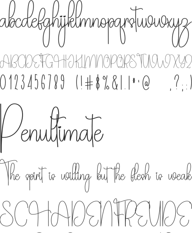 Happy  Brithday font preview