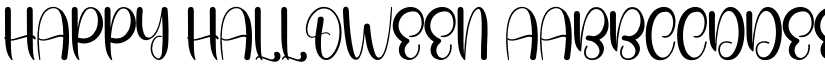 Happy Halloween font