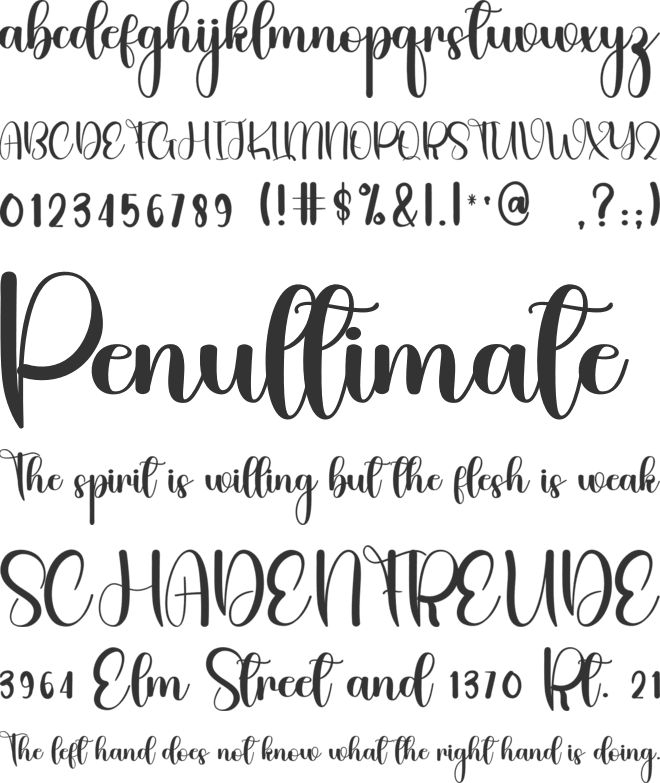 Sarcastic font preview