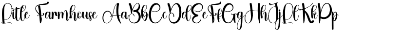Litle Farmhouse font