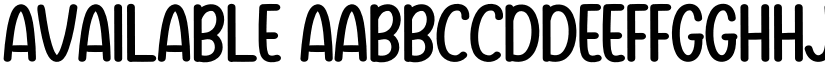 Available font