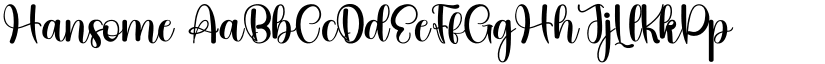 Hansome font
