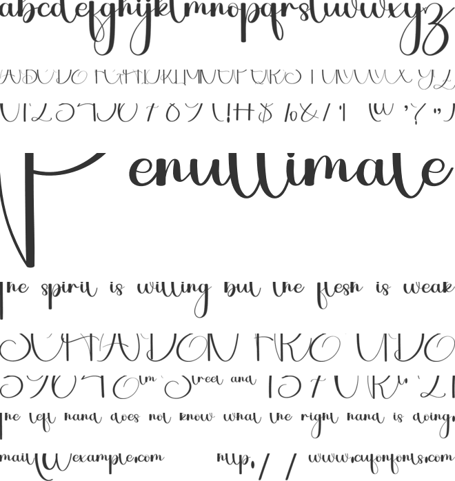 Baby Story font preview