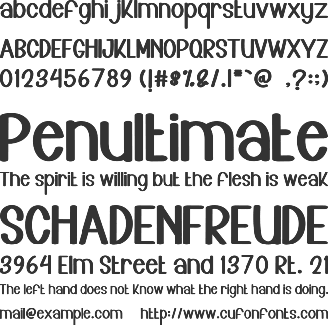 Morning Cowboy font preview