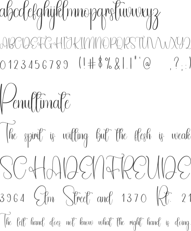 Family  Barbie font preview