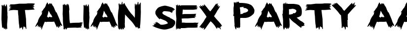 Italian Sex Party font