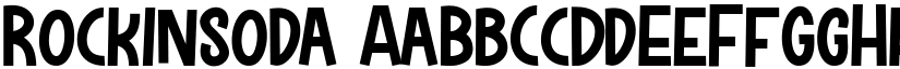 Rockinsoda font