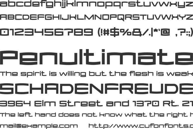 Team Picko font preview