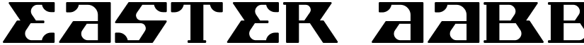 EASTER font