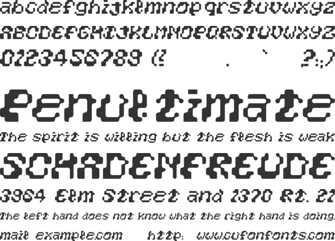 Cosegrottesche font preview