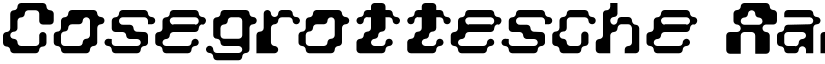 Cosegrottesche font