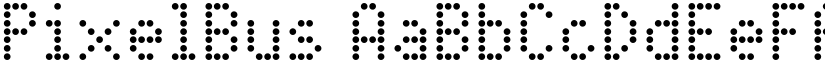 PixelBus font