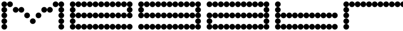 Megatronicalistic Dots font
