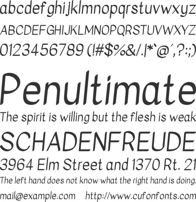 Kavivanar font preview