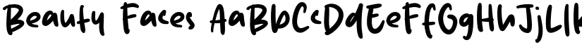 Beauty Faces font
