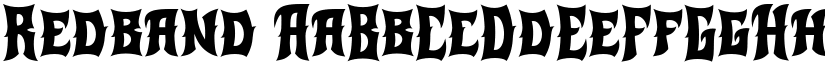 Redband font