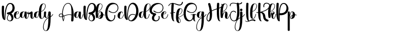 Beardy font