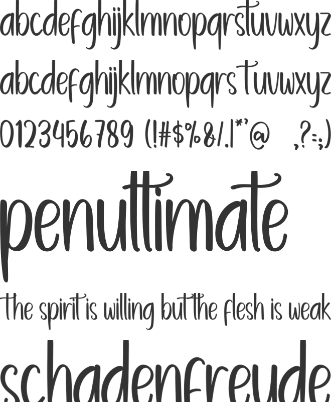 History Time font preview