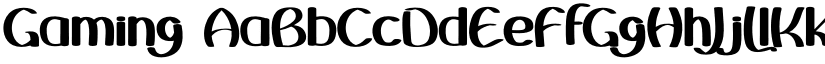 Gaming font