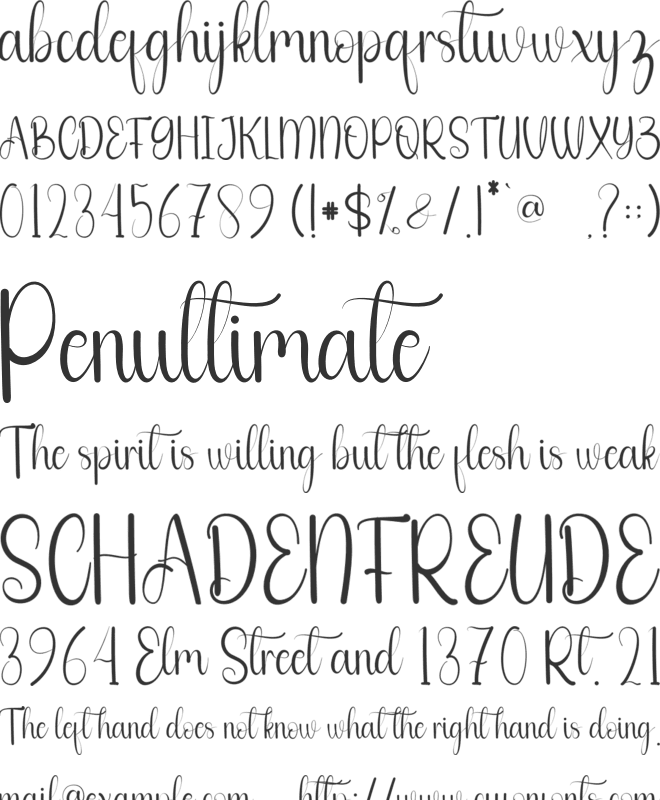 Bunny Cute font preview