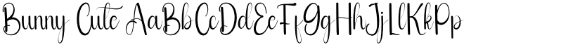 Bunny Cute font