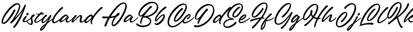 Mistyland font download