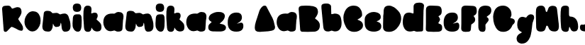 Komikamikaze font