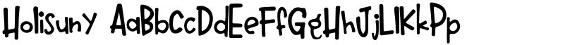 Holisuny font