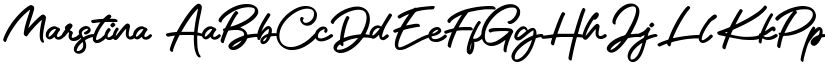 Marstina font