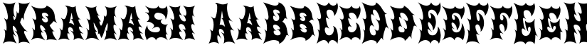 Kramash font