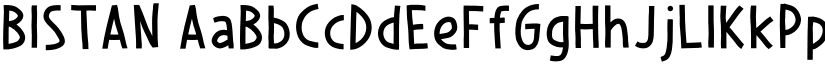 BISTAN font